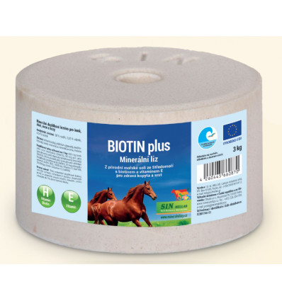 Biotin plus, minerální liz s biotinem, selenem a vitaminem E