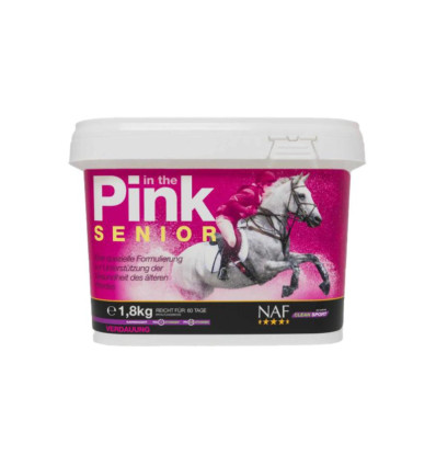 In the Pink senior, probiotika s vitamíny pro skvělou kondici starších koní