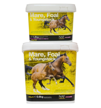 Vitamíny a minerály pro březí klisny, hříbata a mladé koně Mare, Foal and Youngstock