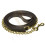 Leather Stallion Lead - Brass Chain